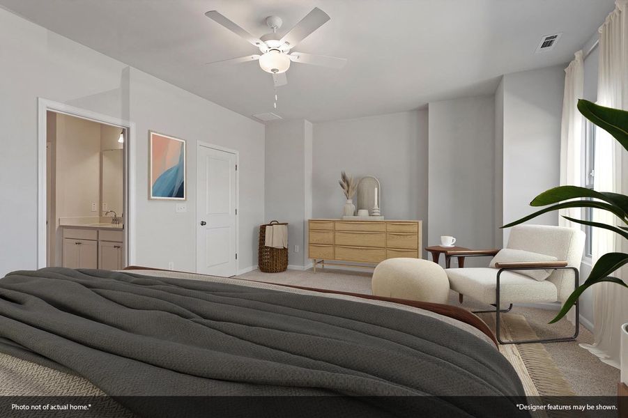 Furnished interior view inside a new home in West Main Townhomes, Sanford (Image 8). Furnished interior view inside a new home in West Main Townhomes, Sanford (Image 8).