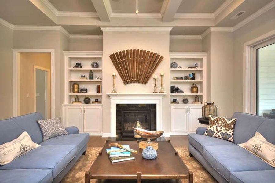 Representative furnished interior of a home built from the Hardwick by True Homes in Edgewater - Harbor Pointe, Lancaster (Image 8).