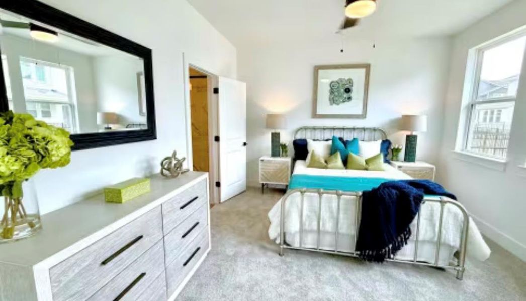 Furnished interior view inside a new home in Avery Centre, Round Rock (Image 2).