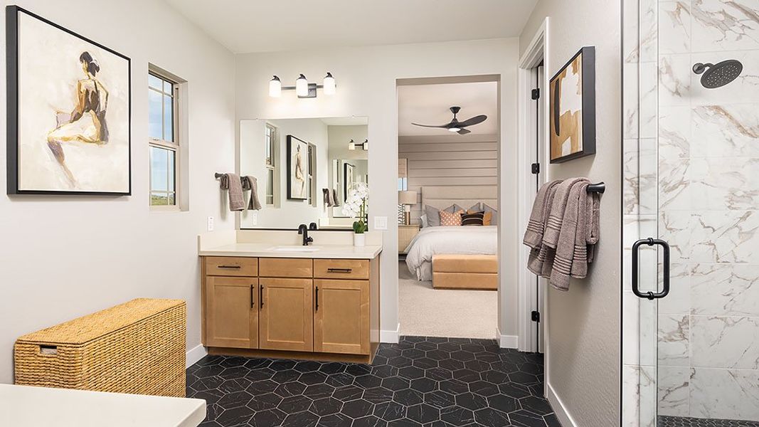Furnished interior view inside a new home in Aloravita South, Peoria (Image 7).
