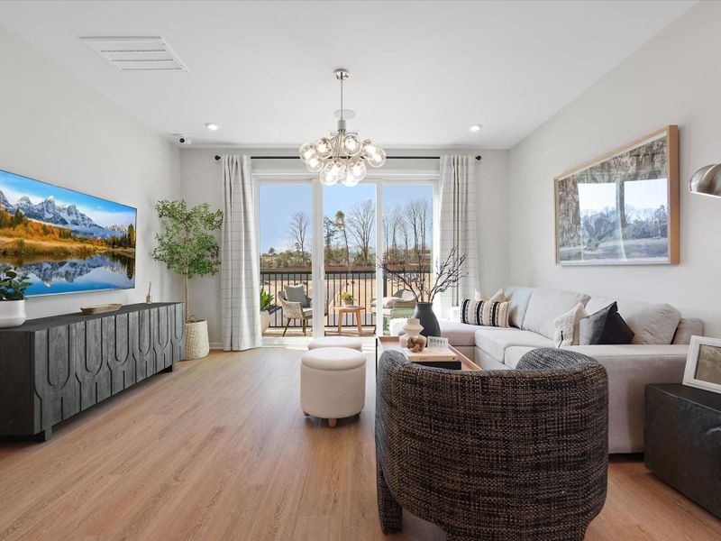 Representative furnished interior of a home built from the Merrill by Tri Pointe Homes in Southmont, Charlotte (Image 18). Representative furnished interior of a home built from the Merrill by Tri Pointe Homes in Southmont, Charlotte (Image 18).
