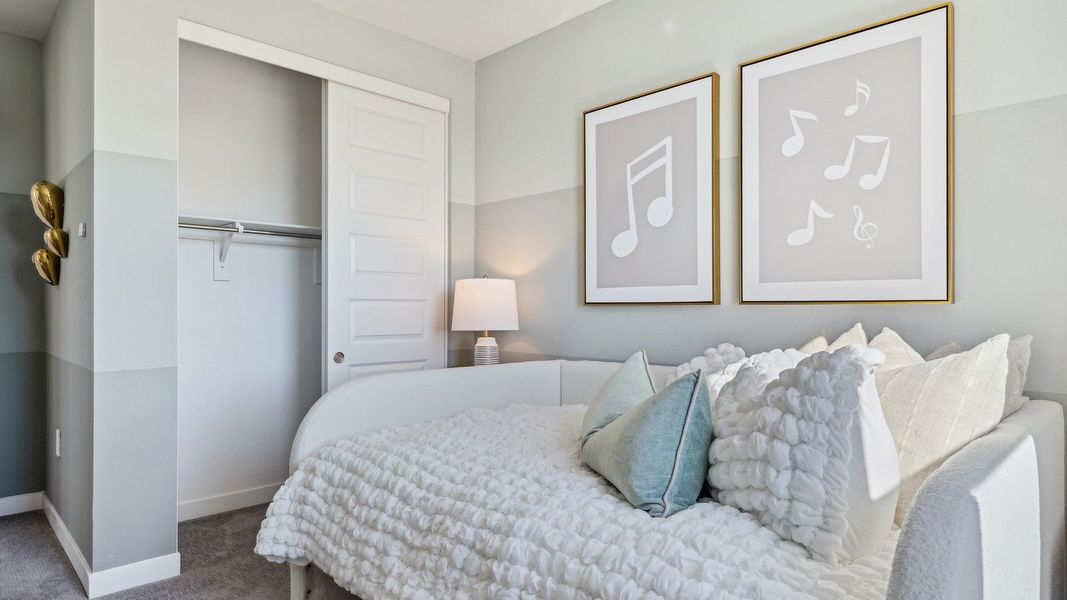 Representative furnished interior of a home built from the Apache by D.R. Horton in The Ridge at Stone Butte, Phoenix (Image 44).