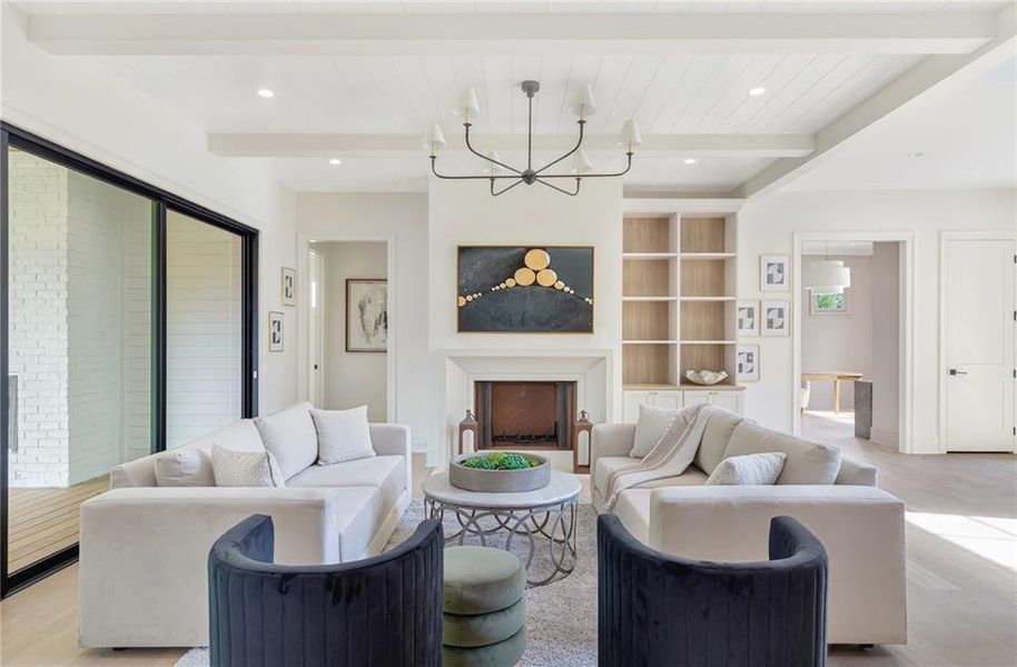 Furnished interior view inside a new home in , Roswell (Image 15).