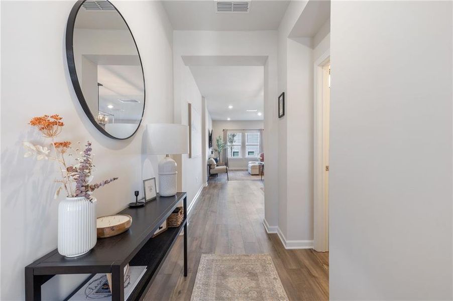 Furnished interior view inside a new home in Willowcrest Townhomes, Mableton (Image 13).