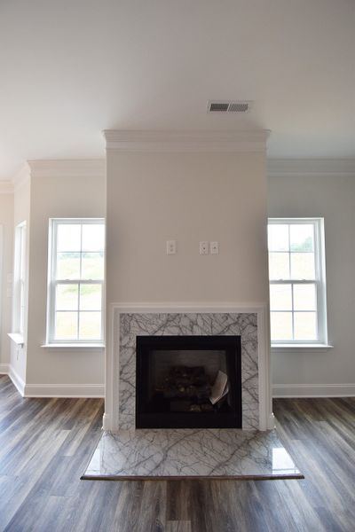 Representative furnished interior of a home built from the Ellerbe by Keystone Homes NC in Sullivans Reserve, Walkertown (Image 13).