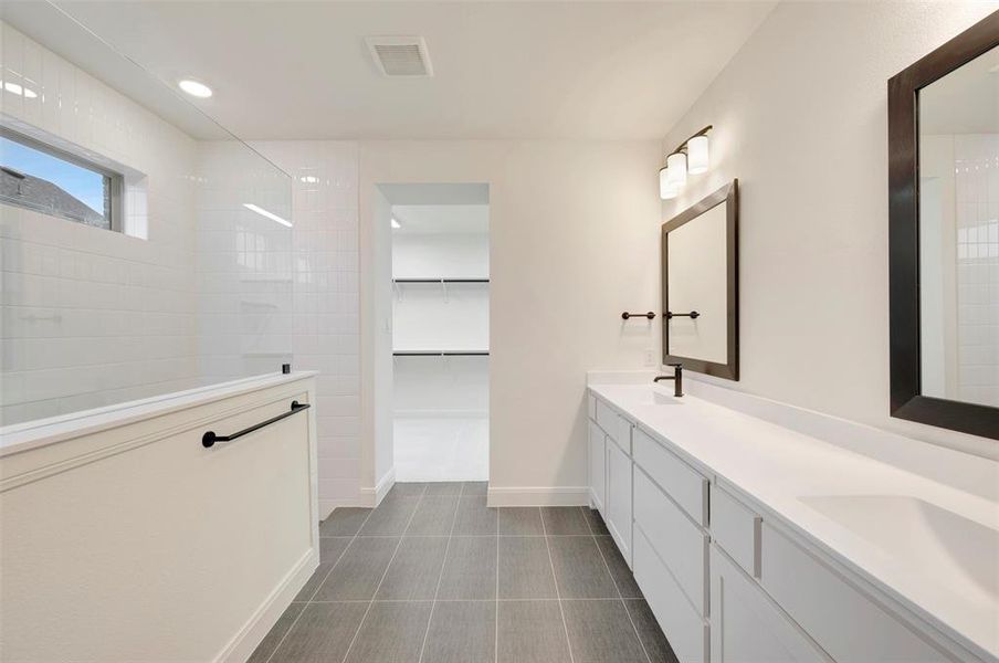 Furnished interior view inside a new home in Karis - Village Series, Crowley (Image 7).