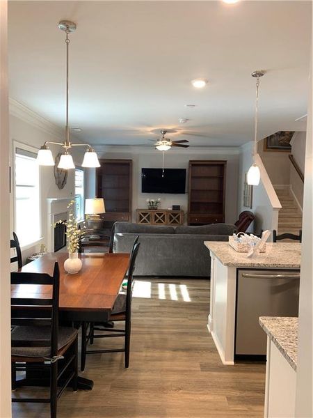 Furnished interior view inside a new home in Holiday Pines, Buford (Image 29).