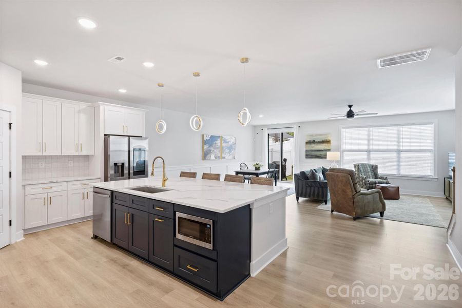 Furnished interior view inside a new home in , Charlotte (Image 32).