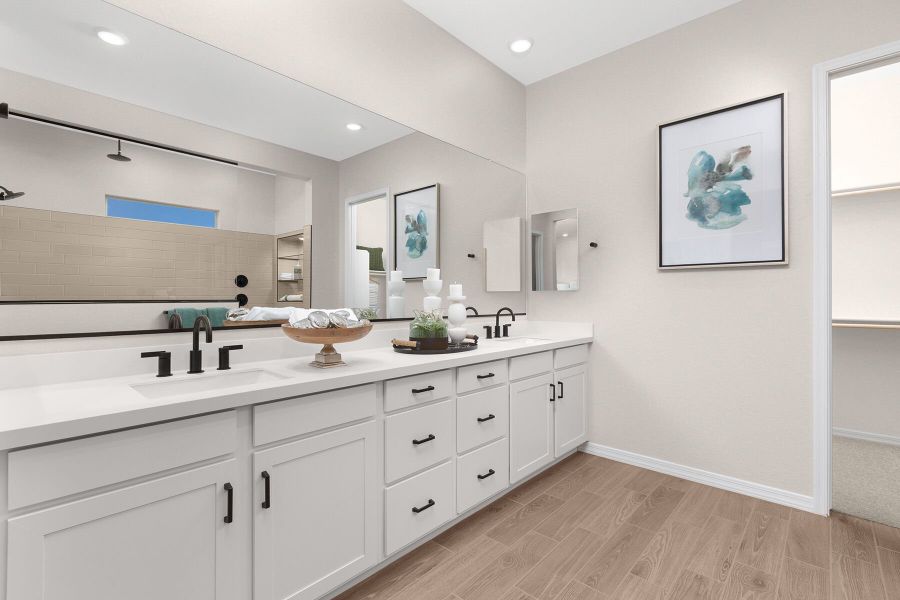 Representative furnished interior of a home built from the Flint by Mattamy Homes in Bella Vista Farms, Queen Creek (Image 12).