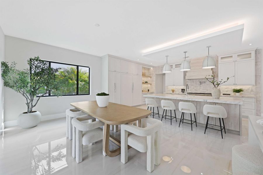 Furnished interior view inside a new home in , Boynton Beach (Image 16).
