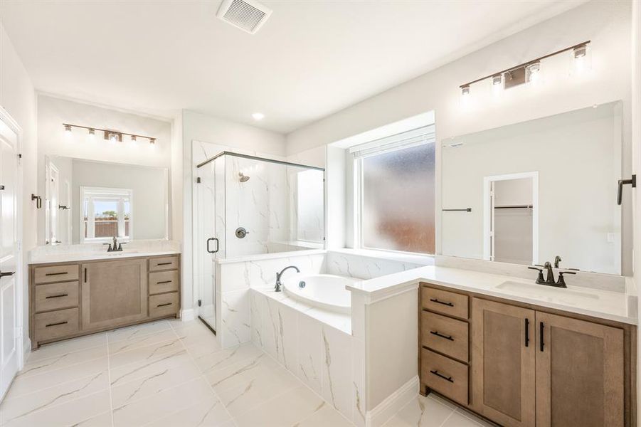 Furnished interior view inside a new home in Timberbrook 3B-4A, Justin (Image 12).