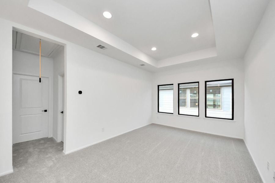 Spacious, unfurnished interior of a new home in Austin Point, Richmond (Image 31). Spacious, unfurnished interior of a new home in Austin Point, Richmond (Image 31).