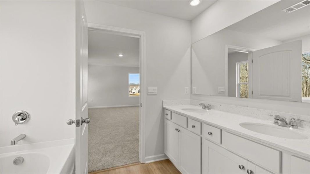 Furnished interior view inside a new home in Braselton Village, Braselton (Image 10). Furnished interior view inside a new home in Braselton Village, Braselton (Image 10).