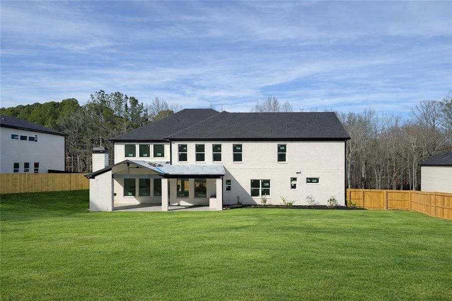 Exterior details and patio area of a home in , Grayson (Image 3).