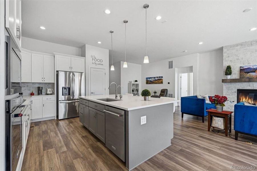 Furnished interior view inside a new home in , Parker (Image 6).