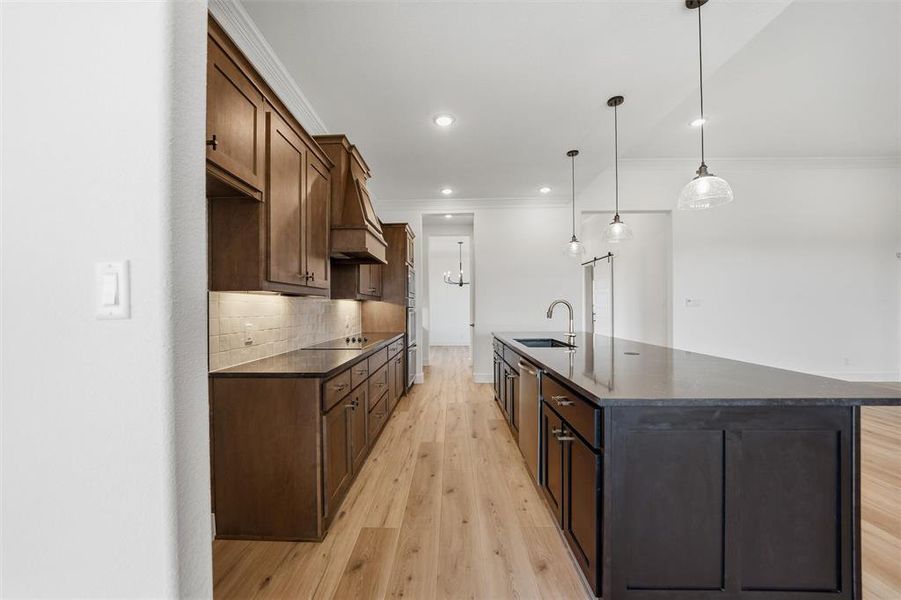 Furnished interior view inside a new home in Eagle Ridge Estates, Weatherford (Image 15).