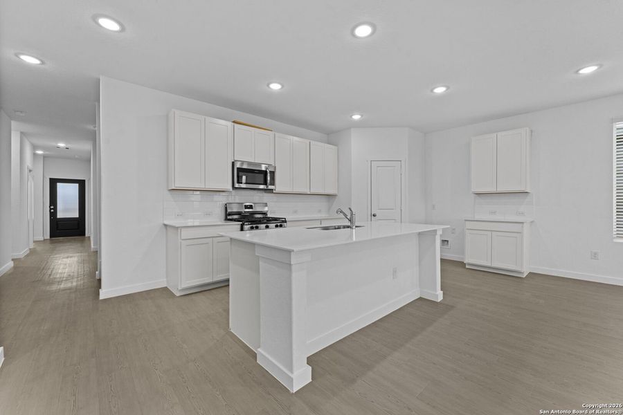 Furnished interior view inside a new home in Voss Farms, New Braunfels (Image 5).