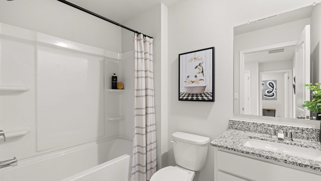 Representative furnished interior of a home built from the Salisbury by D.R. Horton in Carlton, Douglasville (Image 29).