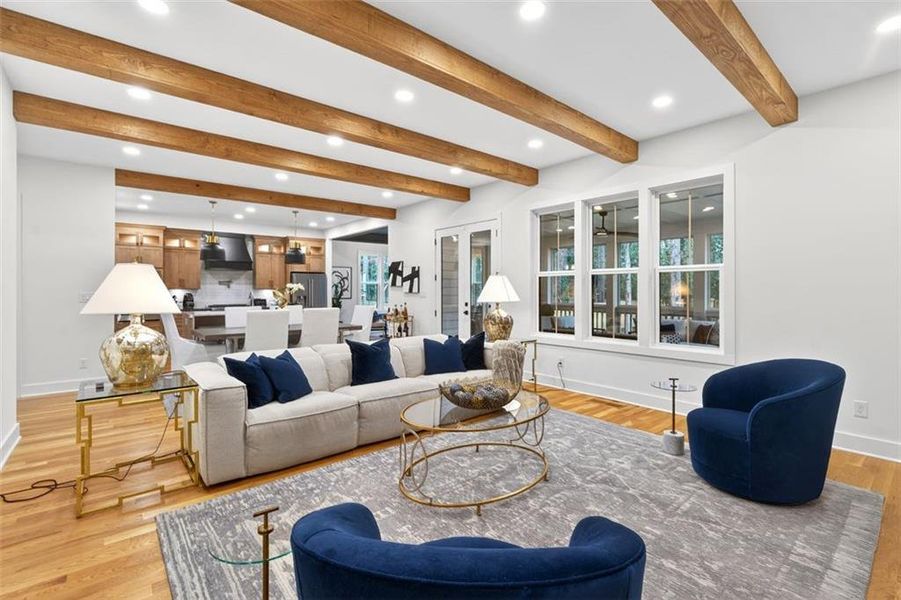 Furnished interior view inside a new home in , Decatur (Image 34).