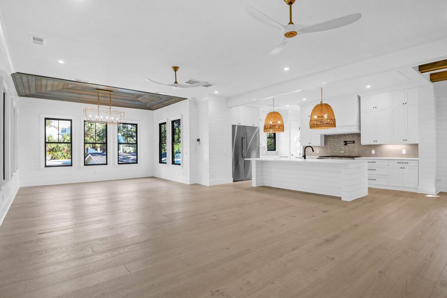 Furnished interior view inside a new home in , Awendaw (Image 9).