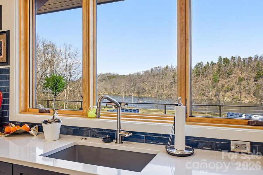 Close-up of interior finishes inside a home in , Asheville (Image 20).