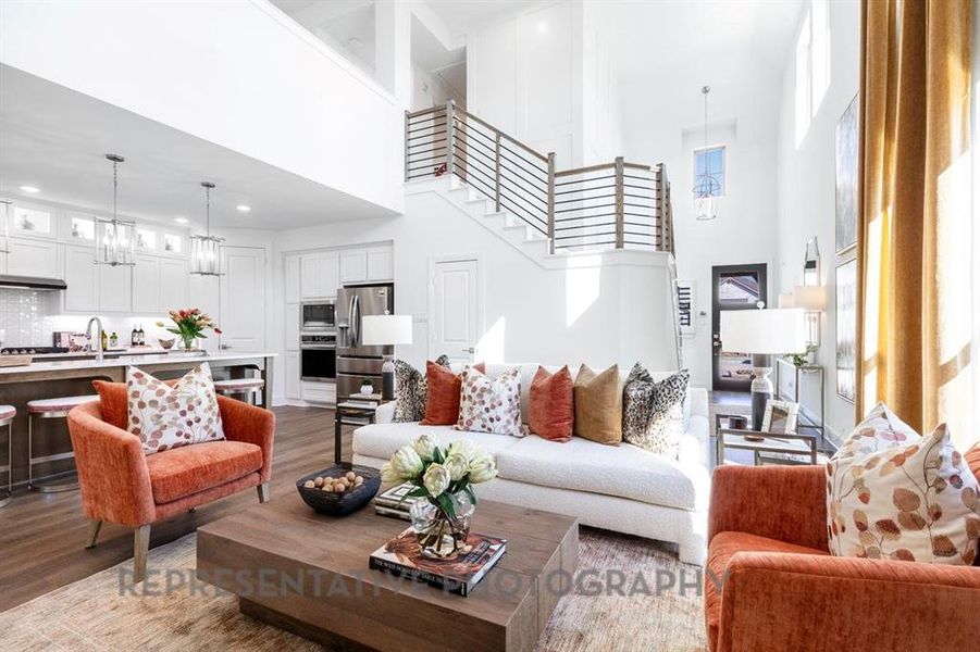 Furnished interior view inside a new home in Aster Park: 40ft. lots, McKinney (Image 35). Furnished interior view inside a new home in Aster Park: 40ft. lots, McKinney (Image 35).