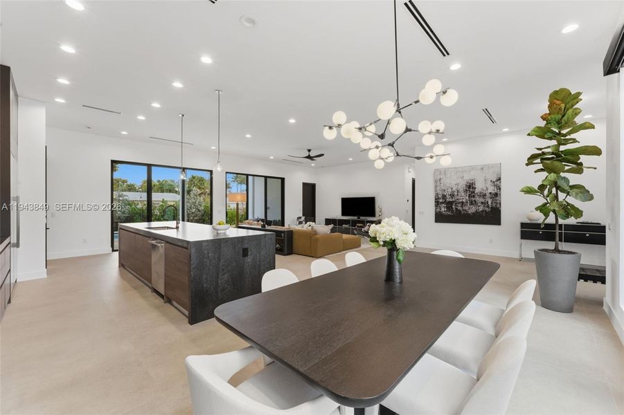 Furnished interior view inside a new home in , Wilton Manors (Image 14).