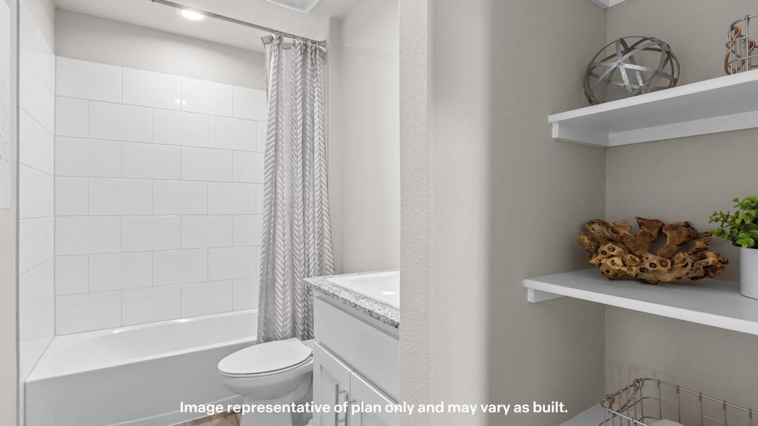 Furnished interior view inside a new home in Homestead at Parks Bell Ranch, Odessa (Image 18).