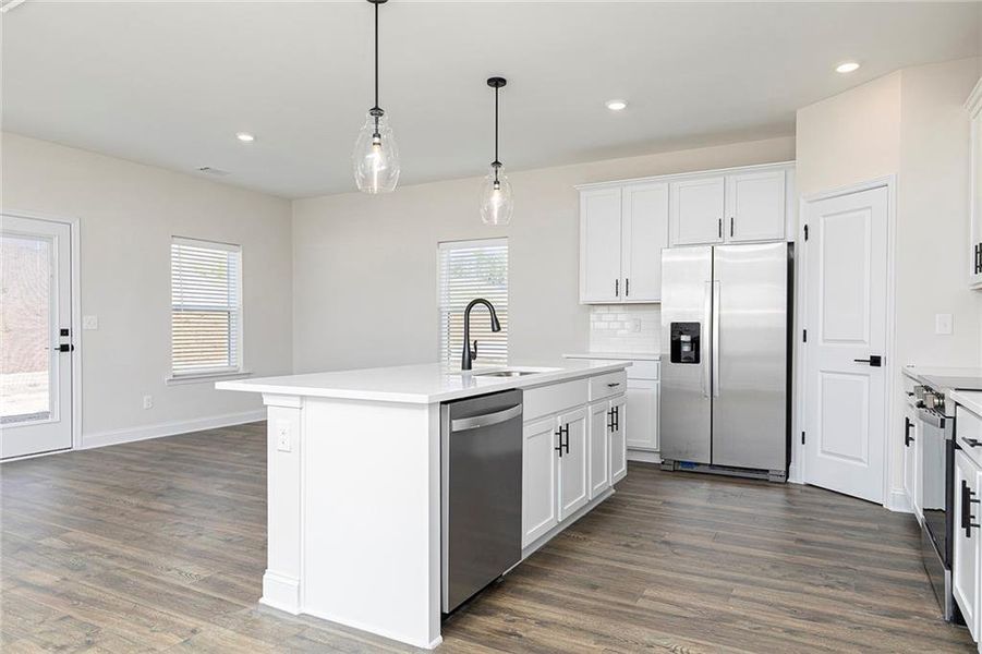 Furnished interior view inside a new home in Mount Tabor Pointe, Dallas (Image 9).