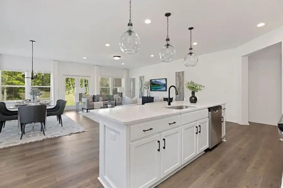 Representative furnished interior of a home built from the Vale by True Homes in Terrace at Border Creek, Winston-Salem (Image 6).