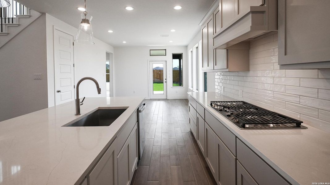Furnished interior view inside a new home in Legacy at Lake Dunlap, New Braunfels (Image 14).