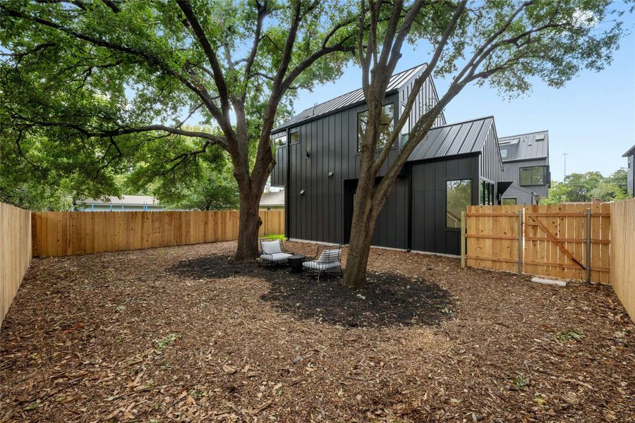 Exterior details and patio area of a home in , Austin (Image 24).
