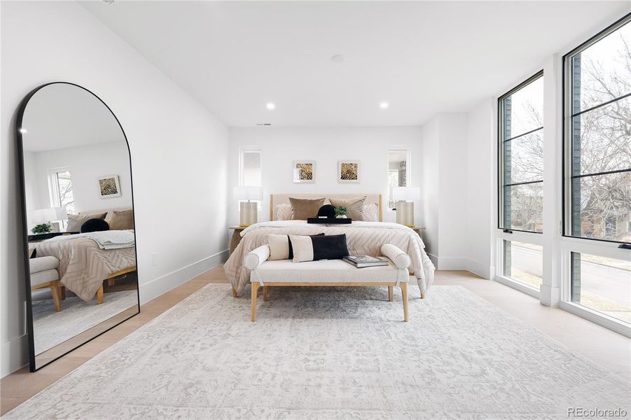 Furnished interior view inside a new home in , Denver (Image 30). Furnished interior view inside a new home in , Denver (Image 30).