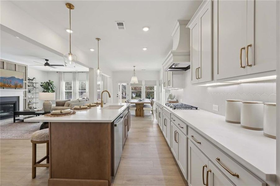 Furnished interior view inside a new home in Arbors at Richland Creek, Buford (Image 14).