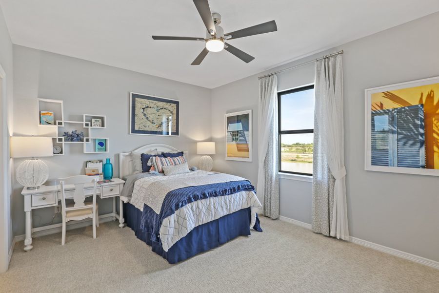 Furnished interior view inside a new home in Bridgeland 45', 50', 70', Cypress (Image 9).