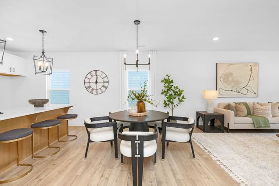 Representative furnished interior of a home built from the Wayne by True Homes in Beaver Creek, Statesville (Image 11).
