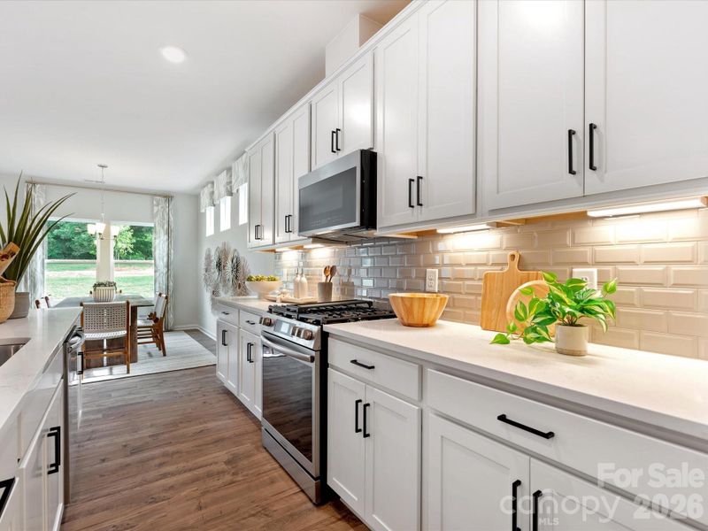 Representative photo of model kitchen