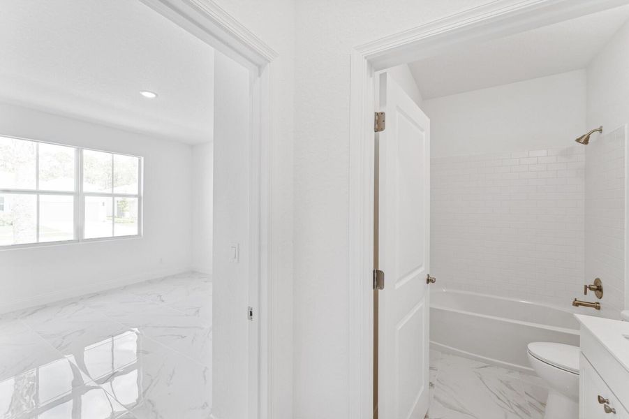 Bedroom 2 and Hall Bath