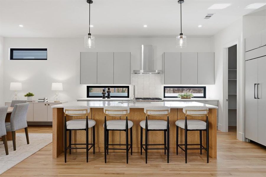 Furnished interior view inside a new home in , Dallas (Image 28).