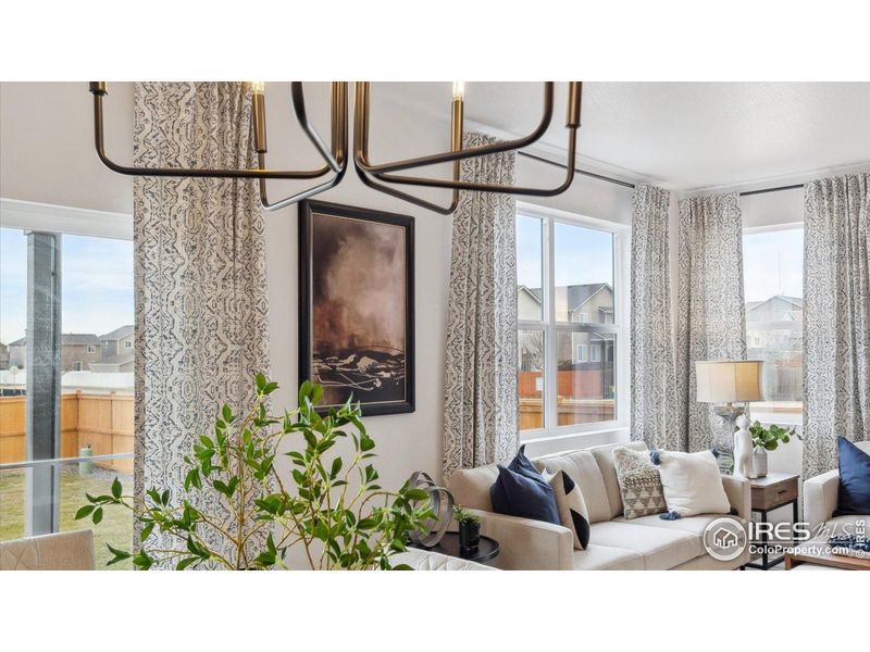 Furnished interior view inside a new home in Lakeside Canyon, Mead (Image 5).