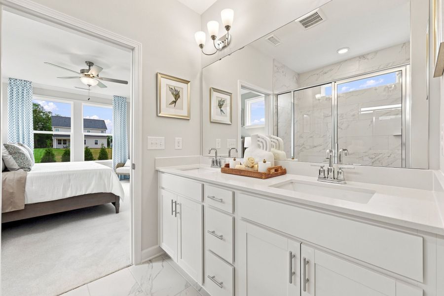 Representative furnished interior of a home built from the The Daphne C by Davidson Homes LLC in Wendell Ridge, Wendell (Image 14). Representative furnished interior of a home built from the The Daphne C by Davidson Homes LLC in Wendell Ridge, Wendell (Image 14).