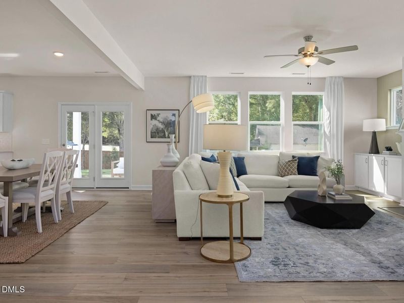 Furnished interior view inside a new home in Sage on North Main, Wake Forest (Image 10).