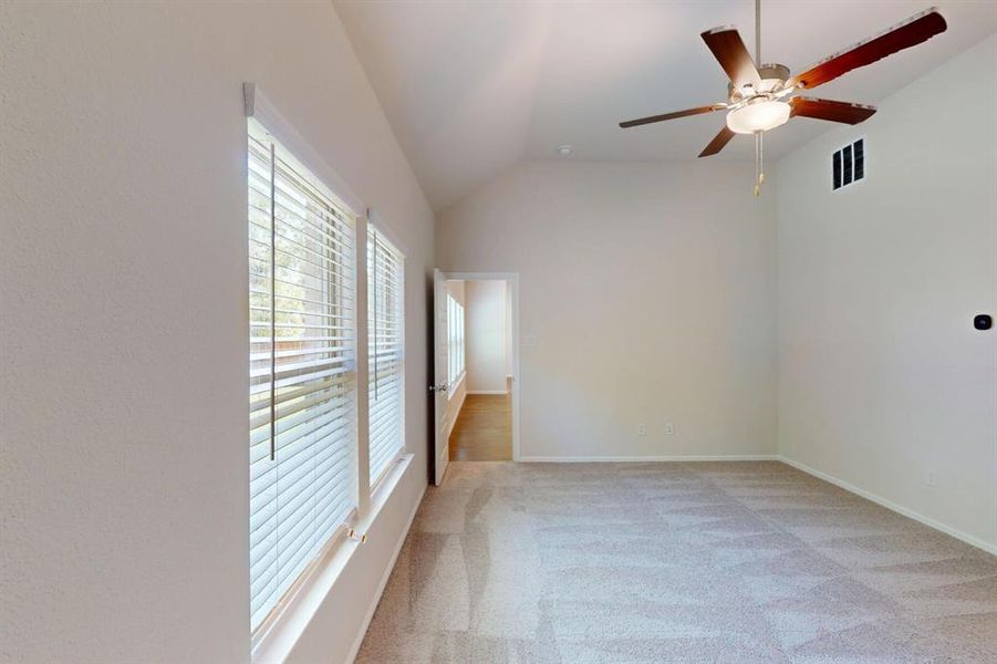 Spacious, unfurnished interior of a new home in The Preserve, Justin (Image 29).