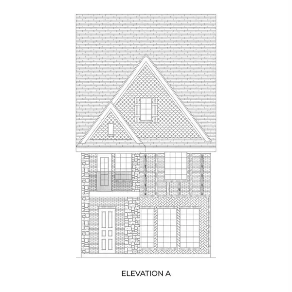 Exterior rendering of this home design in The Abbey at Mercer Crossing, Farmers Branch, TX (Image 3). Exterior rendering of this home design in The Abbey at Mercer Crossing, Farmers Branch, TX (Image 3).