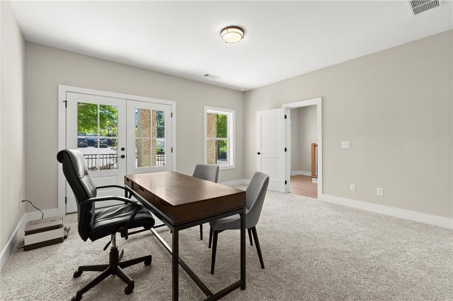 Furnished interior view inside a new home in West Town, Atlanta (Image 5). Furnished interior view inside a new home in West Town, Atlanta (Image 5).