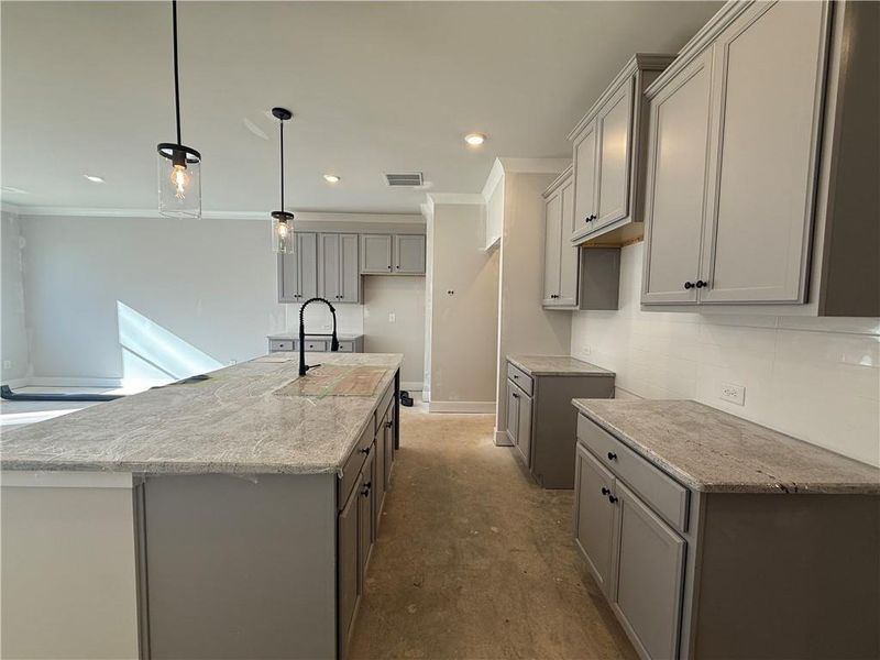 Furnished interior view inside a new home in The Towns at Auburn Station East, Auburn (Image 3).