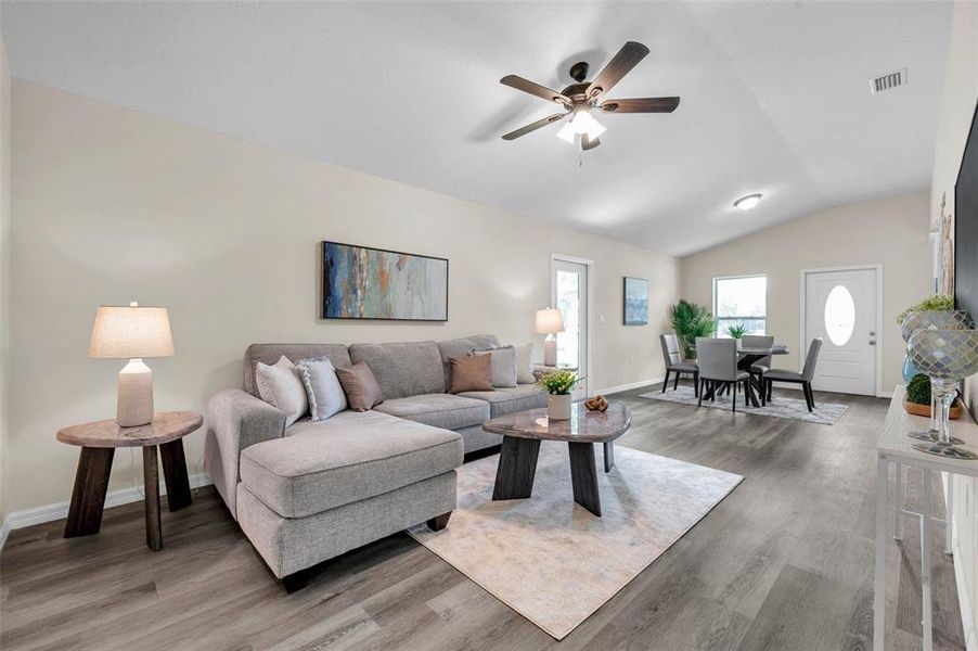 Furnished interior view inside a new home in , Clearwater (Image 4). Furnished interior view inside a new home in , Clearwater (Image 4).