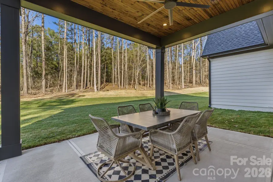Exterior details and patio area of a home in , Clover (Image 3). Exterior details and patio area of a home in , Clover (Image 3).