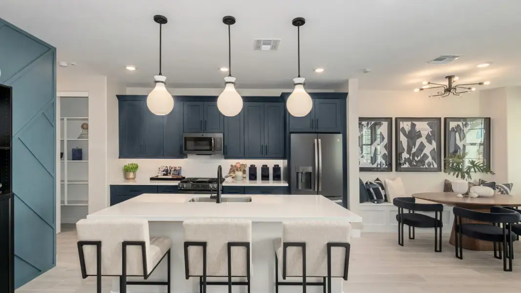 Furnished interior view inside a new home in Flora at Surprise City Center, Surprise (Image 11).