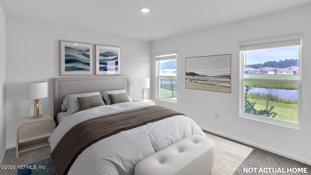 Furnished interior view inside a new home in Grand Reserve, Bunnell (Image 13).